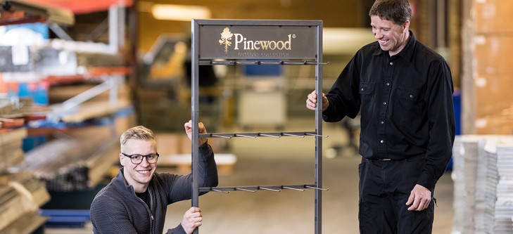 Ptec har hjälpt Pinewood med varumärkesprofilerade butiksställ